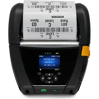 Zebra Technologies Zebra ZQ630 Plus, 8 Punkte/mm (203dpi), LTS, Display, RS232, BT (BLE), ZQ63-AUFA...