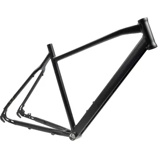 28 Zoll Reise Fahrrad Rahmen für Gates Riemen Disc Nabenschaltung Rh 53cm Schwarz Matt
