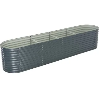 400 x 80 x 81 cm Grau