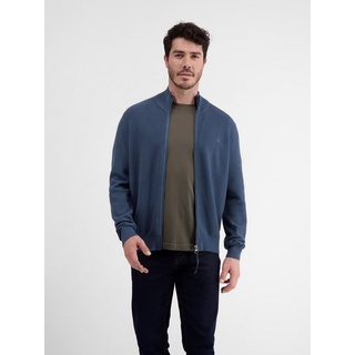 Lerros Strickjacke mit Stehkragen blau