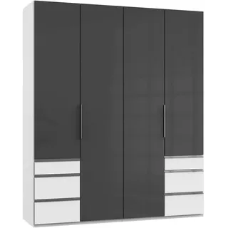 Level 200 x 236 x 58 cm weiß/Grauglas