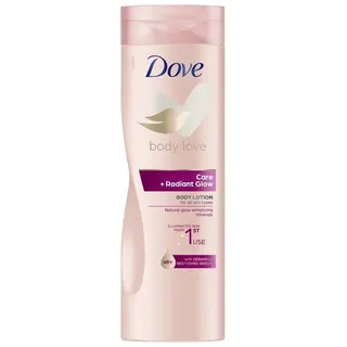 17,83€/L- 6x Dove Bodylotion Body Love mit Serum - Care & Radiant Glow - 400ml