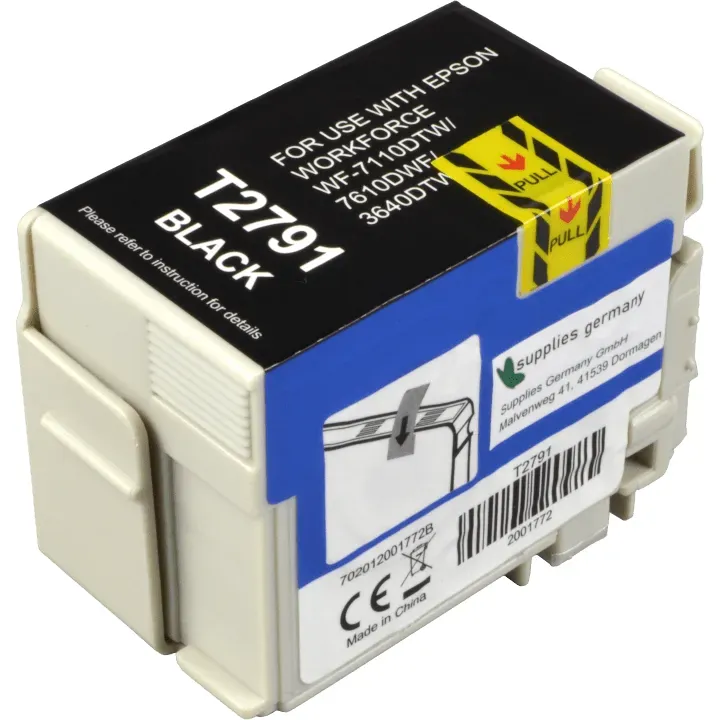 Ampertec Tinte ersetzt Epson C13T279140  schwarz  27XXL