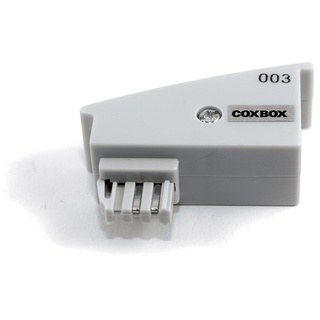 COXBOX TAE RJ45 DSL Adapter für Fritz!Box o. Speedport in grau - 4/5 belegt, nicht 1/8 - 8P2C