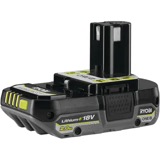 RYOBI 18 V ONE+ HP 2,0 Ah Lithium+ Akku RB1820C, IntelliCell-Technologie, kompakt und stoßfest