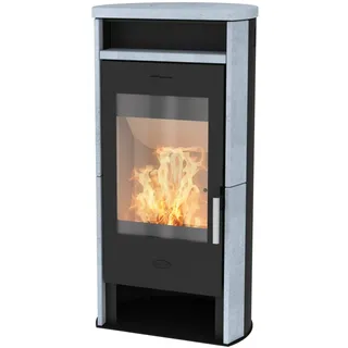 FIREPLACE Santa Fe Speckstein Schwarz