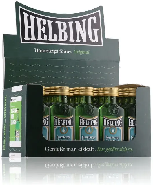 Helbing Hamburgs feiner Kümmel Miniaturen 32% Vol. 25x0,02l