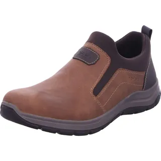 Rieker Herren Slipper 03650, Männer Slip On, lose Einlage,Businessschuhe,Slip-ons,Mokassins,Halbschuhe,Schlupfschuhe,braun (24),42 EU / 8 UK