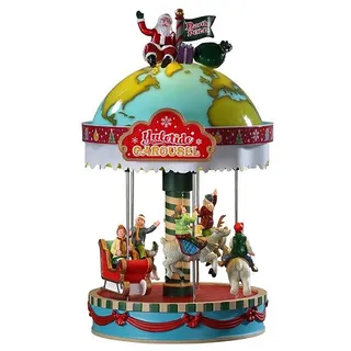 Consouling Sounds Lemax Weihnachtsdekoration Yuletide Carousel Ø 16 cm x 28 cm