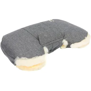 babycab Lammfell-Handwärmer Saana, grau