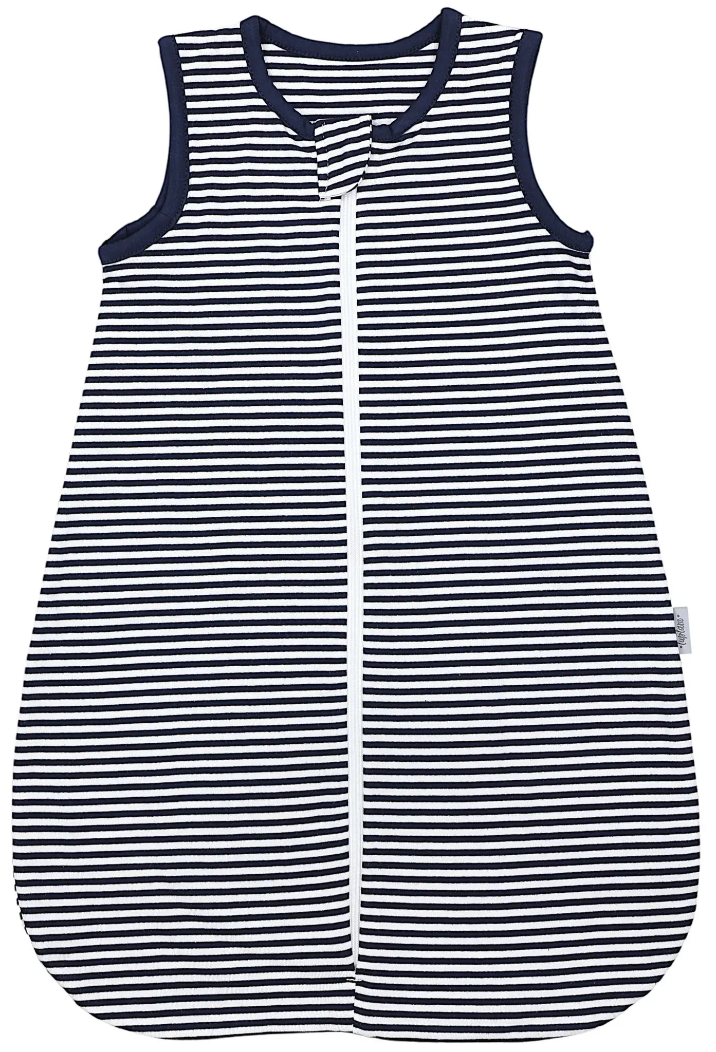 Babyschlafsack TUPTAM "Kugelschlafsack Baby Sommerschlafsack Kleine Kinder" Gr. 62, blau (streifenmuster dunkelblau), Schlafsäcke, Baby, L: 68cm, Obermaterial: 100% Baumwolle CO., L:68cm