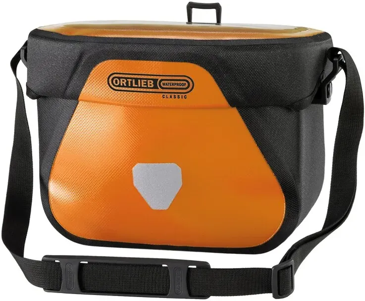 Ortlieb Ultimate Six M Classic Lenkertasche (6,5 L) orange-schwarz