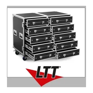 Power Dynamics PD-FA4 8 Schubladen Technik Flightcase