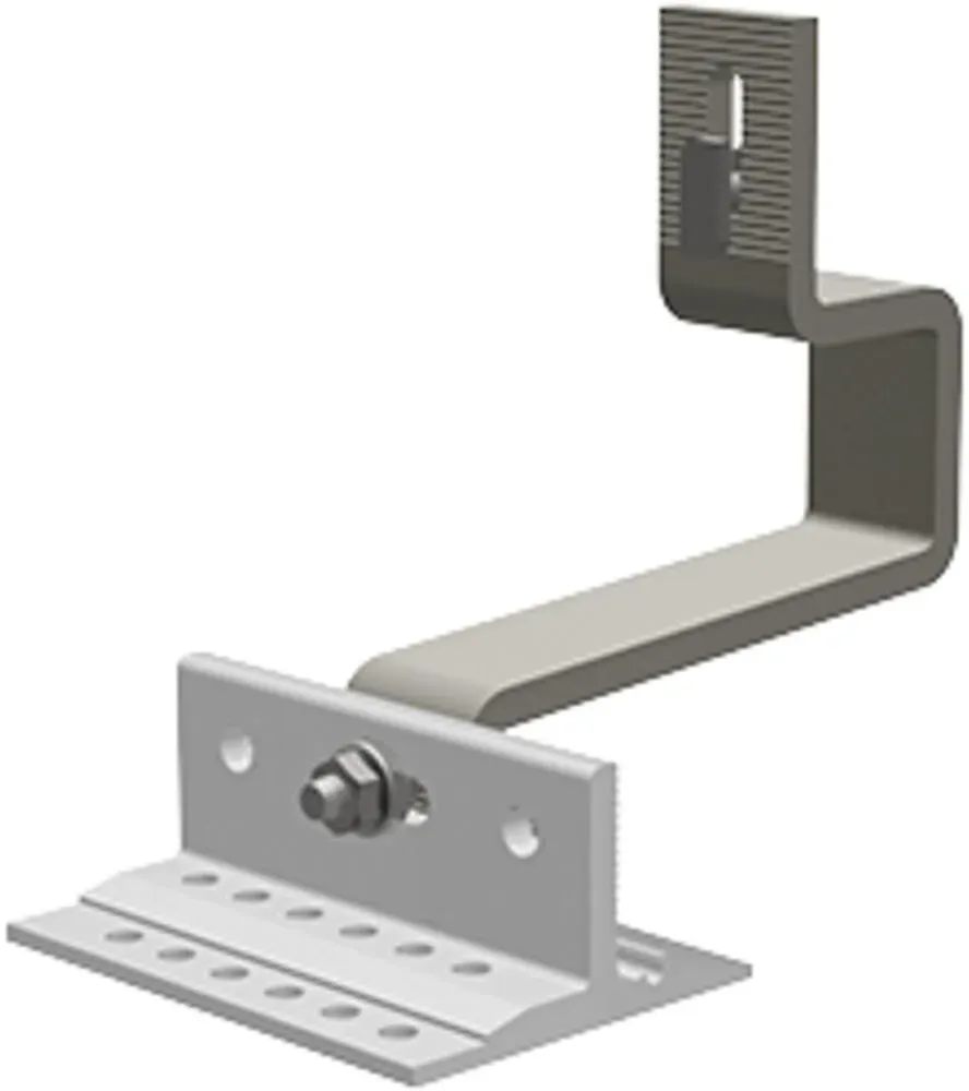 Dachhaken Schwerlast verstellbar 49-65 mm mit Hammerkopfschraube 2 Stück