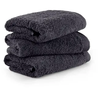 Handtuch 50 x 100 cm dark grey 3 St.