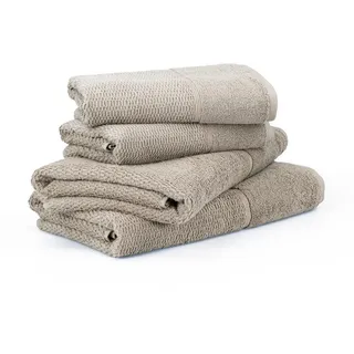 for Frottana Handtuchset, Kaschmir, 67x140 cm, unisex, Oeko-Tex® Standard 100, Badtextilien, Handtuch-Sets