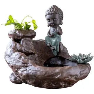 IDYL Zimmerbrunnen IDYL Zimmerbrunnen aus Keramik mit Buddha-Figur
