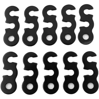 Zeltleinenspanner Schnurspanner Seilspanner Guyline Cord Zelt Wind Seil Schnalle Guyline, 10 Wind Seil Schnallen Aluminiumlegierung Guyline Schnurversteller f ̈1r Cam