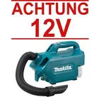 Makita Handstaubsauger CL121DZX, 12 V Akku, kabellos, mit Beutel, Laufzeit 25 Min.