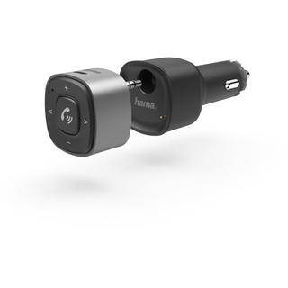 Hama Bluetooth-Receiver für Kfz mit 3,5-mm-Stecker und USB-Ladegerät