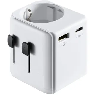 Ewent Universeller Reiseadapter Ew1472 - White