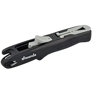 Viwanda Papier Clipper - Eric Schwarz - Büro/Studenten Klammerspender für zum zusammenheften von Unterlagen, mit 8 vorgespannten Edelstahl Clips. Die Zukunft der traditionellen Tackers/Hefter