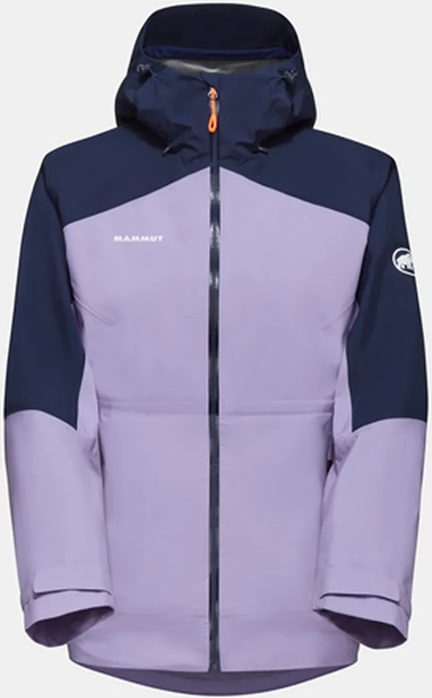 Mammut Convey Tour HS Hooded Damen Regenjacke lila/dunkelblau - M