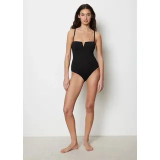 Marc O'Polo Marc O Polo Bandeau Swimsuit Schwarz Small Damen