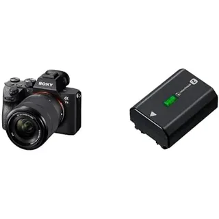 Sony Alpha 7 III | Spiegellose Vollformat-Kamera mit Sony 28-70 mm f/3.5-5.6 Zoom-Objektiv ( Schneller 0,02s AF) & NP-FZ100 Akku (InfoLITHIUM-Akku Z-Serie, 7,2V/16,4Wh (2280 mAh)) schwarz