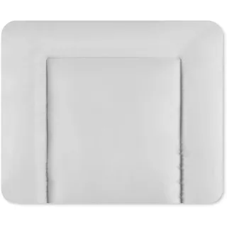 Julius Zöllner Wickelauflage Softy 75x75 cm - Wickelunterlage - wasserdicht und abwischbar - Made in Germany – Oeko-Tex Standard 100 – uni hellgrau