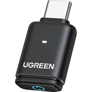 Ugreen BT501, Bluetooth, USB, A2DP, AVRCP, HSP, HFP, 0,1%, 90 dB, 2400 - 2483,5 MHz - Schwarz