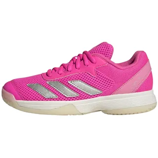 adidas Unisex Kinder Courtflash Tennisschuhe, Lucid Pink Silver Met Bliss Pink, 6 UK Child