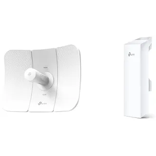 TP-Link Pharos Serie CPE710 Outdoor WLAN Access Point weiß & Pharos Serie CPE510 Outdoor WLAN Access Point (für professionelle Anwender, 300 Mbit/s auf 5GHz) weiß