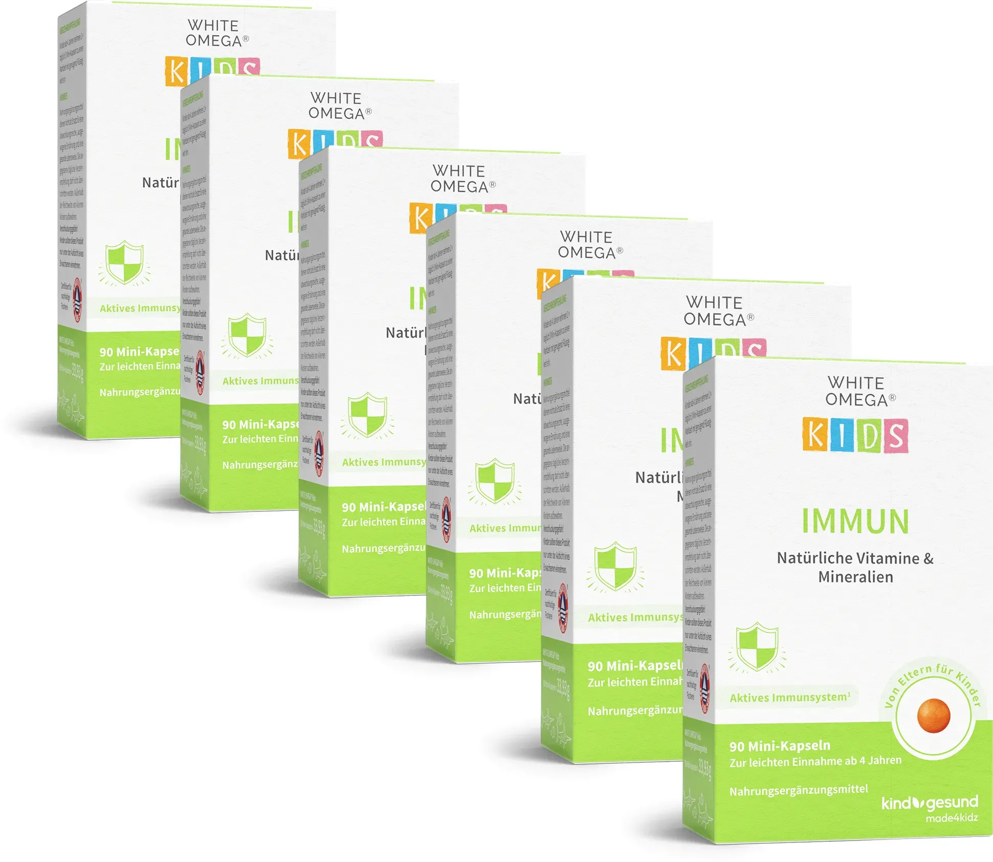 Vitamine für Kinder Immunsystem - WHITE OMEGA® Kids Immun 6 Monate