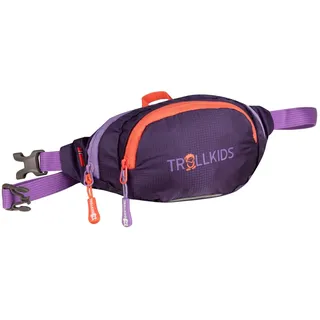 TROLLKIDS Kinder Hüfttasche Bauchtasche Trolltunga, Dunkelviolett/Strahlendes Rot, Größe 22 (H) x 12 (W) x 10 (D) cm; 1,2 L