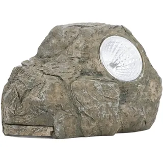 Künstlicher Stein mit LED-Licht, Sieht Steinsicher aus, für den Außenbereich, Geheimer Safe für Schlüssel, Künstlicher Stein, Felsen, Hof, Hauszubehör für den Garten, Hof Im