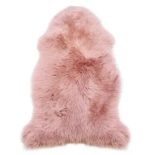 Lammfell altrosa (L 90 cm) - L 90 cm