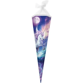 Goldbuch Schultüte 85cm Sechseckig Einhorn Lila Diana,