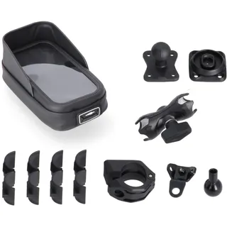 SW-Motech Navi-Kit Universal mit Phone Case für Lenker