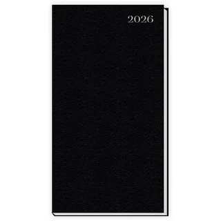 Trötsch Verlag Trötsch Taschenterminer schwarz 2026: