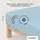Baumwolle 90 x 190 - 100 x 220 cm blue light