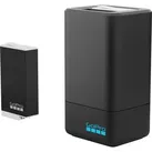 GoPro MAX Dualladegerät + Enduro Akku Kamera-Akku-Ladegerät, für GoPro MAX 360, mit 2 Steckplätzen