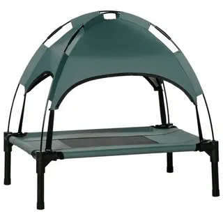 PawHut Hundebett mit Baldachin 61 x 46 x 62 cm grau