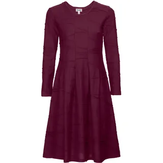 Baumwoll-Kleid, bordeaux, 38