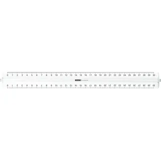 Brunnen Lineal | 30 cm, glasklar