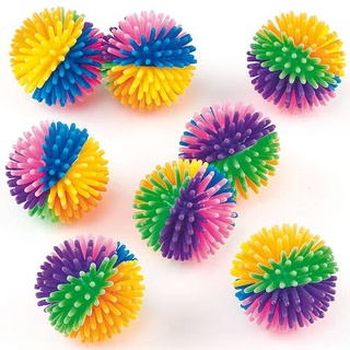 8 x Igelbälle in Regenbogenfarben (8 Stück) Mitgebsel