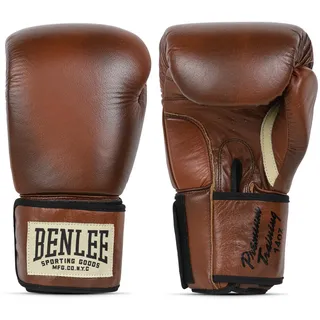 BENLEE Rocky Marciano Benlee Leather Boxing Gloves Premium Training 12 oz Brown/Black/Beige, 199041