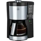 Melitta Kaffeemaschine Look Perfection 1025-06, mit Glaskanne, 1,25 Liter, 1080 Watt, schwarz, bis zu 10 Tassen