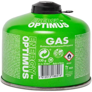 Optimus GAS BUTAN ISOBUTAN/PROPAN Gr.230 G - Gaskartusche - grün