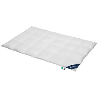 innovations2u ug (haftungsbeschränkt) Daunendecke 155x220 cm, warme Winterdecke, Bettdecke 100% Gänsedaunen, Downpass, casimum Weiß, Textil, Oeko-Tex® Standard Schlaftextilien, Bettdecken, Daunendecken